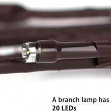 1pc Slivery Warm Luminous Birch Branch Decorative Light. Battery Powered Simulated Artificial Branches For Indoor, Wedding, Party, Home Decoration Festivals