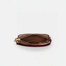 Coach Nolita 19 Small Tan Shoulder Bag - Cherry Print PU Leather Purse With Top Handle, Classic Logo Crossbody Bag