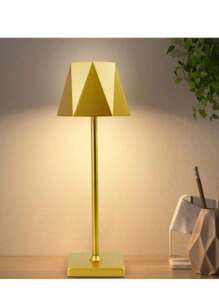 1pc Cordless Rechargeable Lamp With Touch Sensor Control, 3-Color Dimmable LED Light, Suitable For Bedroom, Desk, Cafe, Bedside, Outdoor, Living Room