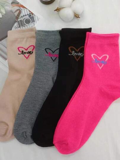 Meias para mulheres no outono e inverno meias de cano médio puro feminino anti-odor meias de algodão esportes meias femininas -35-40 Cano Alto