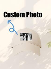 1 Custom Washed Hat With Soft And Interesting Patterns, Printed With Text Letters For Men And Women, Adjustable Baseball Cap, Fashionable And Casual Sun Hat, Valentine's Day Gift - Multicolor - View 13