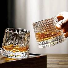 Glass Glass Revolving Glass Household Glass Water Glass Glass Wine Glass Bar Beer Glass Gyro Whiskey Glass Revolving Glass