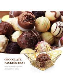 20pcs/Pack Wedding Butterfly Chocolate Candy Dessert Paper Cups Decor Party Favor Boxes