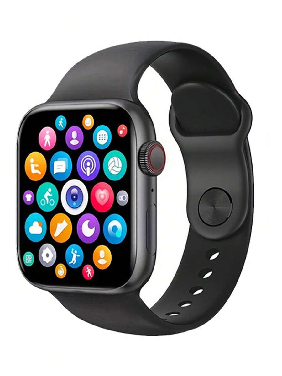 Pack Reloj Inteligente Cuadrado + Auriculares Bluetooth Inalámbricos, Smartwatch con Llamadas Bluetooth, Multi Modos Deportivos, Monitor de Salud Sueño Ritmo Cardíaco, Notificaciones Mensajes Llamadas, Compatible Android e iOS Regalo Ideal - 1 reloj inteligente - Ver 1