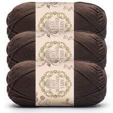 3pcs Morandi Acrylic Yarn Set - 4ply Soft Knitting & Crochet Supplies, Ideal For Making Blankets, Clothes, Tote Bags, Slippers - Variety Of Colors, 50g Each, Handcraft Essentials | Muted Yarn Set | Multi-Purpose