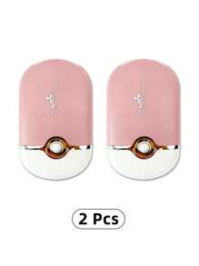 2 piezas Ventilador USB para pestañas, herramientas de extensión de pestañas, secador de aire de secado rápido para pegamento de pestañas