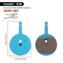 Bicycle Disc Brake Pads Compatible With Shimano M355 Disc Brakes, Universal For Mountain Bike