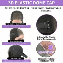 Brennas Blonde Highlight Body Wave Wig 5x5 Glueless Human Hair Bye Bye Knots Wig Pre Plucked Pre Cut 5X5 Lace Closure Wigs For Women Put On And Go Wig 200% Density 1b/27 Colored Body Wave Transparent Wig
