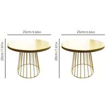 1 Pc/2 Pcs Metal Wedding Dessert Table Decoration Stand - Elegant Cake Snack Tray Shelf For Birthday Party And Wedding Decor,Kitchen,Christmas Gift