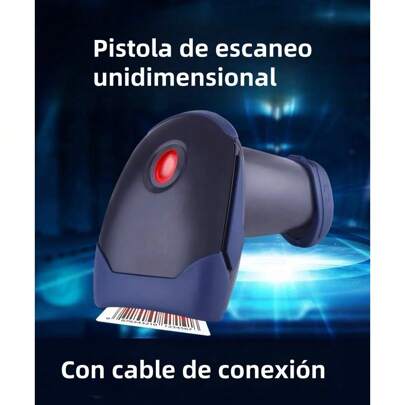 pistola de escaneo unidimensional