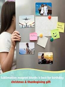 1/3/5pcs, Customisable Magnetic Picture Refrigerator Magnet, Custom Photo Refrigerator Magnet, For Refrigerator, Microwave, Home Decoration On Walls And Doors, Heat Transfer