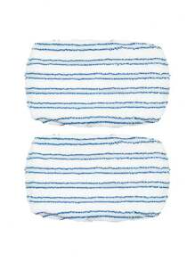 Mop cloth 1/2/4pcs 15"X8" Suitable For O-Cedar Flat Mop, Dry & Wet Dual-Use Mop Refill Pads, Super Microfiber Mop Replacement Pad, Cleaning Accessories - Blue and White - View 12