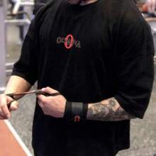 Streetwear Olympia Academia Gym Maromba Suco T-Shirt Unisex Male Female 100% Cotton Top Premium Streetwear New Release Various Colors!! Plus Size - 黑色 - 查看 2
