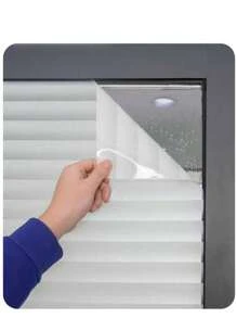 1张静电玻璃贴，适用于办公室防偷窥，浴室透光不透光