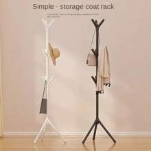 Clothes Rack Stand Tree Branch Shape Multi Hook Mobile And Convenient Coat Rack For Home Living Room Hangers Clothes Rack Stand - 黑色 - 查看 5