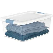 Sterilite 12-Pack Latching Box, Under Bed Storage Bins With Lids, Plastic, 15 Quart - Heavy-Duty Organizing Containers Closet, Bathroom, And Office - Gói 4 - Xem 2
