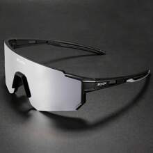 SCVCN SCVCN New Cycling Glasses, Y2K Fashion Glasses, Mountain Bike Road Bike Outdoor Sports Cycling Fishing Running Golf Beach Baseball Single Lens Eyewear, Black Frame