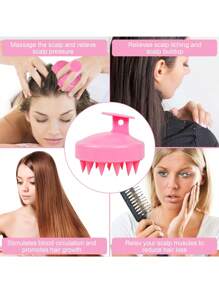 Set di 3/4/5/6/7/11 pettini per capelli per donne e uomini, set di pettini per arricciare, pettinare i bordi e la parte posteriore, pettine a nove file, flacone spray per spazzola districante, spazzola massaggiante per il cuoio capelluto, pettine a denti larghi di alta qualità, fermaglio per capelli a forma di fiore, set di spazzole per acconciature