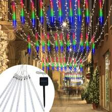 30cm Outdoor LED Meteor Shower Light 8 Tube EU Plug Fairy String For Holiday Christmas Decoration Tree Decor Garden Decor - 8 Tube - View 13