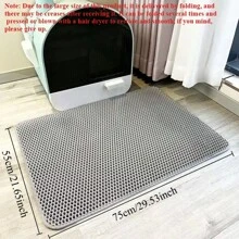 1片猫砂垫，双层EVA防水宠物猫砂盆垫，防滑可水洗清洁垫，宠物清洁用品 - 彩色 - 查看 20