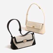 Nueva bolsa de hombro, bolso, bolso de baguette, versátil bolso debajo del brazo, de moda y elegante
