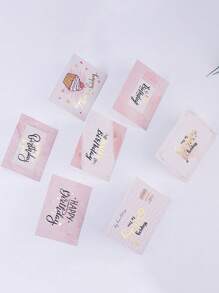 10 PCS Foil Greeting Cards, Personalized Birthday Gift Cards, Birthday Cake Wishes Cards, Birthday Folded Greeting Cards Pieces, Simple Little Fresh Cards, Gifts Flower Shop, Wishes Birthday Cards For Friends And Family., Back To School Valentine Day
