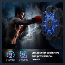 Wall Mounted Musical Boxing Machine Portable Release Pressure Boxing Device Kicking Sparring Training Gear - Black - View 6