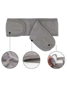 Adjustable Head Bands Solid Color Non Slip Hair Hoops Suitable For Spa Face Washing Skin Care Make Up Head Bands Adjustable Wide Hairband Yoga Spa Bath Shower Makeup Wash Face Cosmetic Headband For Women Ladies Make Up Accessories.Sponge High Skull Crown Twist Headband, Wrist With Towel, Velvet Cloud Headband, Women's Face And Hair Button Home Bathroom Decor Fall Decor Back To School Hair 