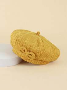1 pieza Boina de primavera para bebé, gorro de unicolor para bebé niña, apto para exteriores, viajes y vida diaria