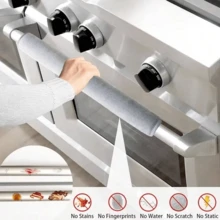 2 件双门冰箱烤箱手柄手套，烤箱微波炉手柄手套，防滑防油保暖冰箱门手柄手套，冰箱烤箱手柄保护套，手柄手套，袋子，收纳袋，收纳 - 彩色 - 查看 4