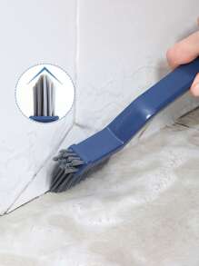 1件装浴室清洁刷缝隙刷二合一小夹毛窗户清洁刷厨房多功能缝隙刷清洁工具清洁用品 - 彩色 - 查看 3