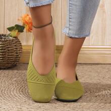 1 双女士时尚百搭舒适一脚蹬平底乐福鞋