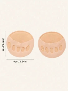 Cuscinetti per il avampiede, calzini invisibili mezzo taglio, solette antiscivolo e antiattrito per tacchi alti, imbottiture in schiuma morbida, protezione per i piedi, calzini da sandali, adatte per scarpe troppo grandi, attrito sui piedi, scivolamento frequente dei piedi, articolo essenziale per casa, viaggi e uscite
