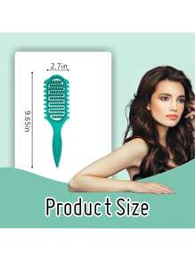Curl Defining Brush,2025 Curly Hair Brush,Vented Hair Brush For Detangling, Shaping And Defining Curls For Women And Men Less Pulling Add A Shower Cap Of The Same Color,Hair Brush,Comb,Hair Tools,Hair Products And Accessories For Barber Salon Beauty Travel Essentials