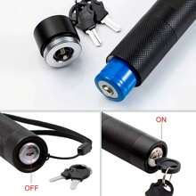 Caneta Laser Pointer Verde Ultra Forte Alcance 50km-303 - Preto - Visão 6