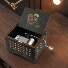 1 pieza, Caja de música personalizada con estilo de San Valentín, Caja de música personalizada, Dispositivo de melodía de metal personalizado, Caja de música grabada clásicamente, Caja con tema musical, Regalo para amigos, Regalo de San Valentín para amigos cercanos