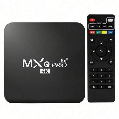 Tv Box Genérica Mxqpro 4k Ram Android 11.1 WiFi, HDR+ Smart Home Box para TV con control remoto de TV