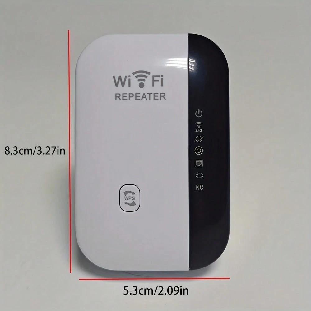Ripetitore WiFi 300 Mbps - Amplificatore Segnale 2.4 GHz, Portata 100 M, Facile Installazione - Foto 7