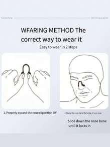 1件/3件/6件硅胶鼻夹游泳训练必需品，防水防滑，适合游泳训练，带盒，水上运动配件，适合户外游泳、屏气练习，以及作为送给朋友的小游泳礼物，可以增强游泳和潜水体验