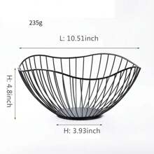 金属水果篮，简约水果碗，铁艺零食面包蔬菜收纳碗，厨房鸡蛋甜点架，收纳架，水果盘，现代简约客厅家用零食桌，多功能水果篮，欧式咖啡篮，新品上市 - 彩色 - 查看 13