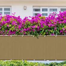 Pantalla de privacidad para jardín, red de cerca, cortina de balcón, cortavientos y cubierta de panel UV