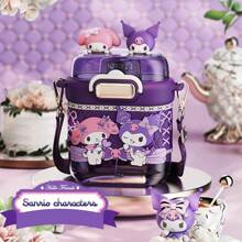 Sanrio Sanrio (17,59 oz/520 ml) Dubbele drinkfles Waterfles Geen BPA - Hoge temperatuurbestendigheid - Nieuw materiaal TRITAN - Voor sport, kantoor, kamperen, voor vriendin, voor verjaardag, kind, voor Kerstmis