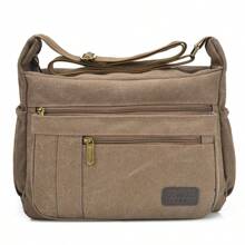 Men's Classic Retro Shoulder Bag Large Capacity Messenger Bag