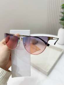 1 pieza Gafas de fiesta elegantes y personalizadas para mujer, adecuadas para la playa, fotografía al aire libre