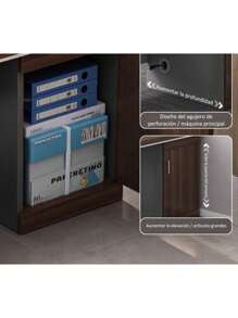 Modern Wooden Office Desks With 3 Drawers 120cm