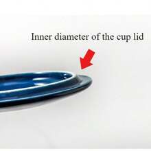 新款自创通用陶瓷海星盖玻璃盖茶杯盖大口径陶瓷杯防尘盖耐高温陶瓷杯盖 - 彩色 - 查看 8