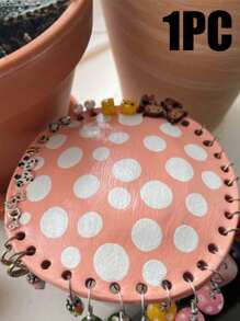 2 piezas Organizador de aretes con forma de hongo, Torre de joyería con forma de hongo, Estante decorativo hermoso, Estante de exhibición, Regalo de hongo para dama, Artículo de hongo lindo, Soporte de aretes con forma de hongo para escritorio, Adorno de resina, Día de la Madre, Regalo para mi madre, Decoración de habitación - Multicolor - Ver 10