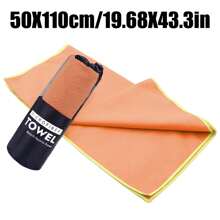 柔软便携运动速干毛巾户外露营旅行吸水吸汗速干浴巾适用于健身房健身泳池游泳户外跑步骑行海滩度假游泳沙滩巾不粘沙可当披肩裹在身上