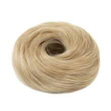 Messy Bun Hair Piece Curly Hair Bun Extensions With Straight Tails Hair Scrunchies Ponytail Hairpieces For Women
