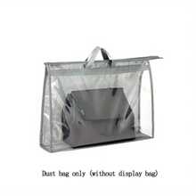 Handbag Dust Bags Clear Purse Storage Organizer For Closet, Zipper Hanging Storage Bag For Handbags